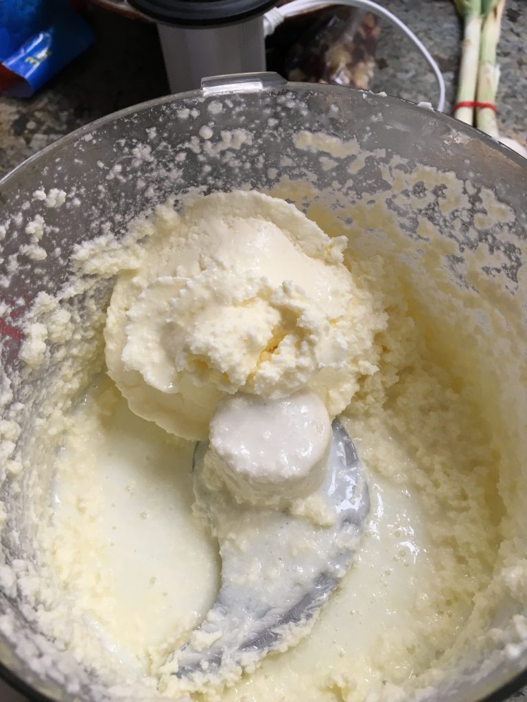 Homemade butter blob