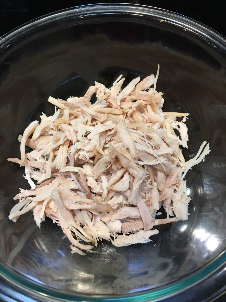 shredded chicken