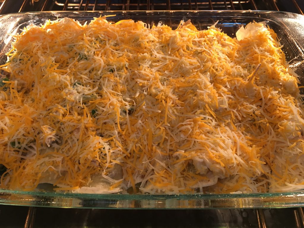 chicken and veggie enchiladas