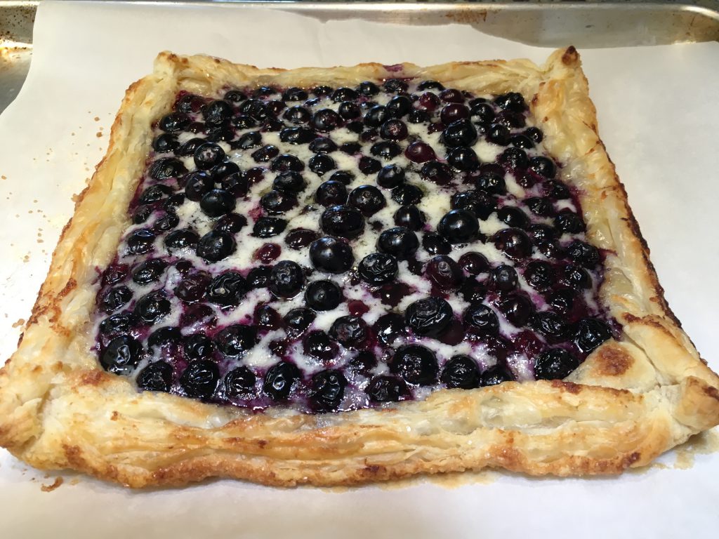 Blueberry pastry dream